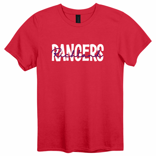 Richland Rangers Big Letter Graphic Apparel | Youth Spirit Wear