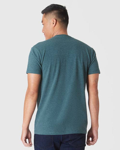 Short Sleeve T-Shirt | Crew Neck | Heather Seafarer