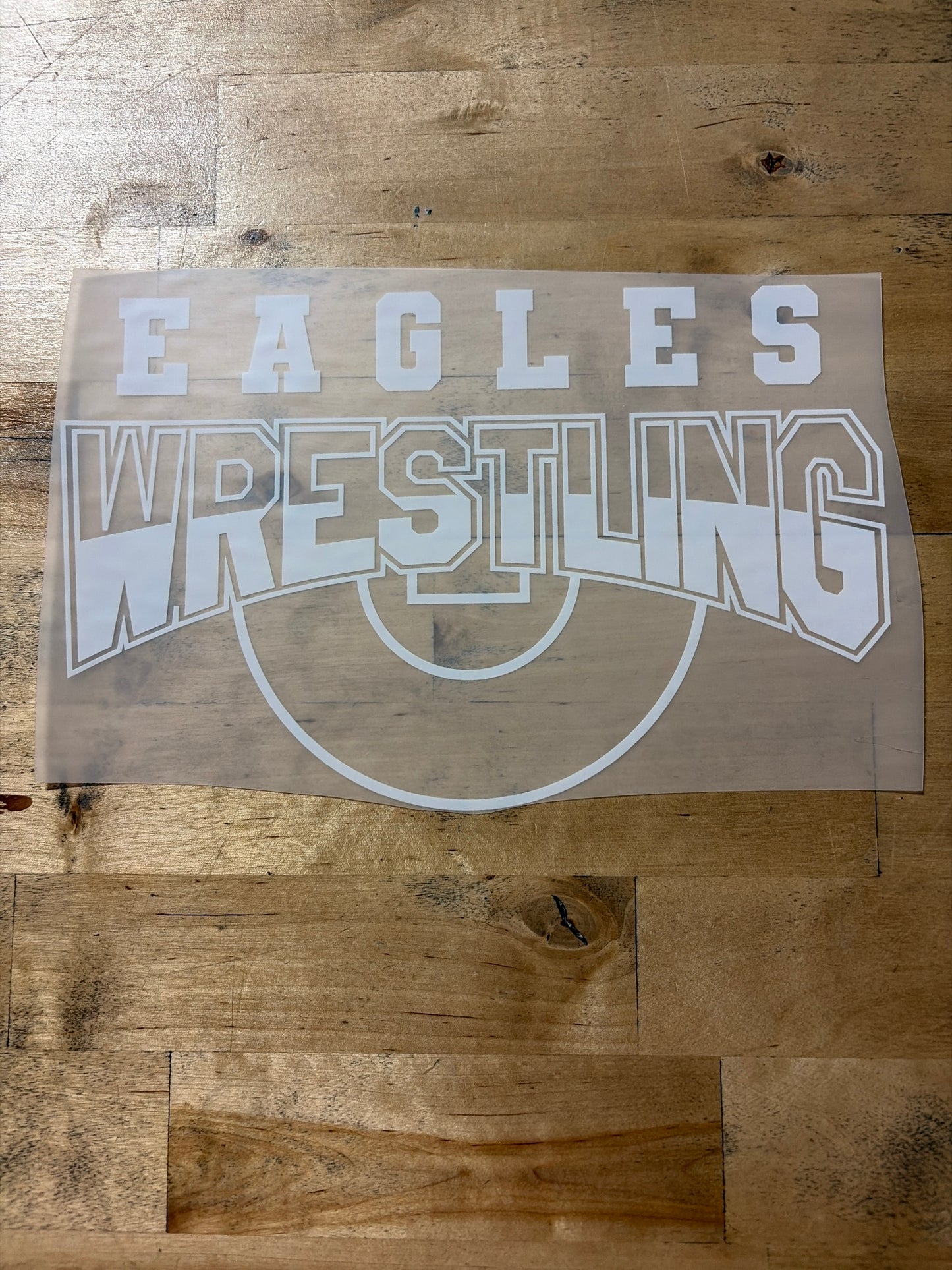 Eagles Wrestling white
