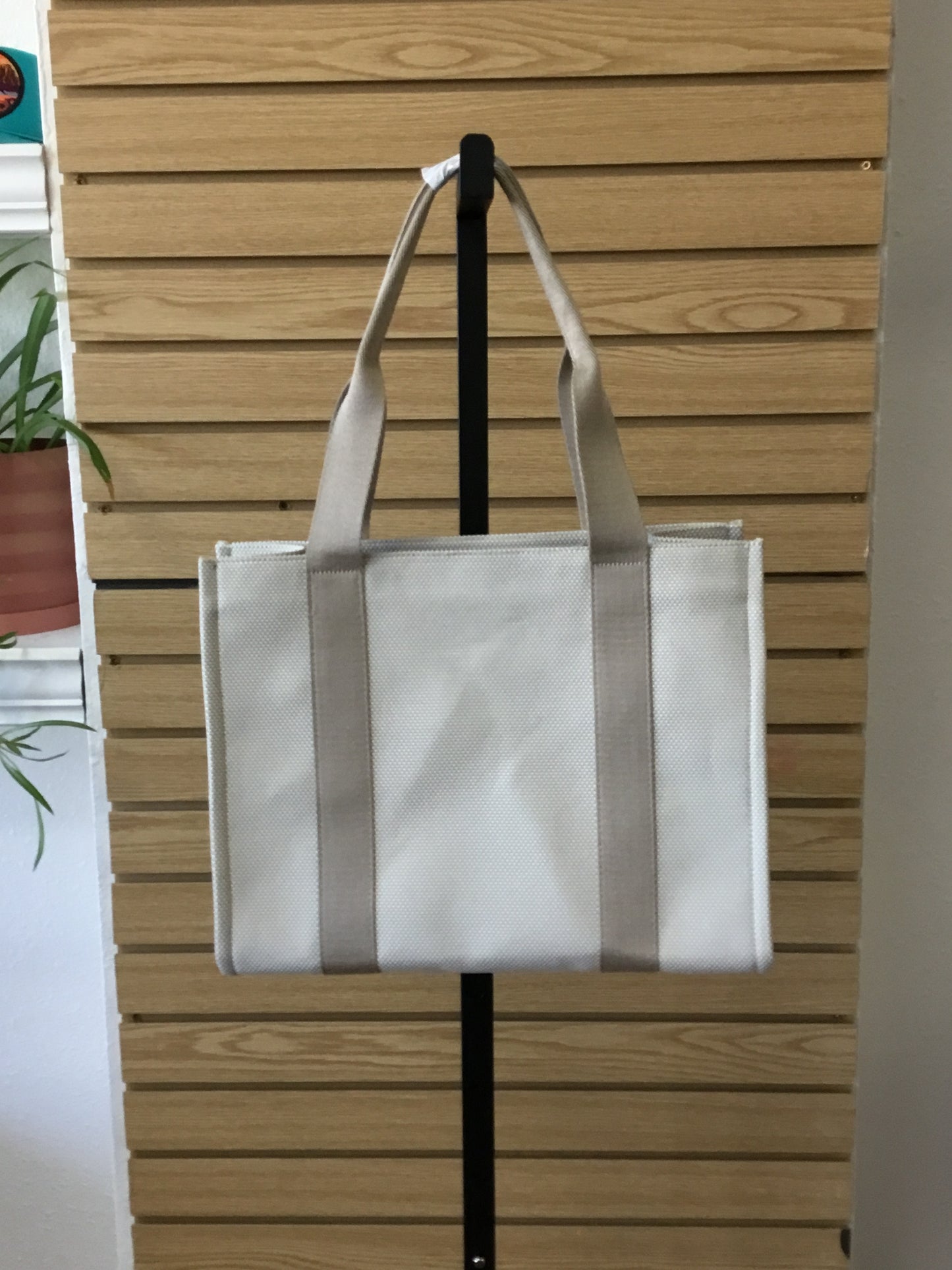 Two-Tone Canvas Tote