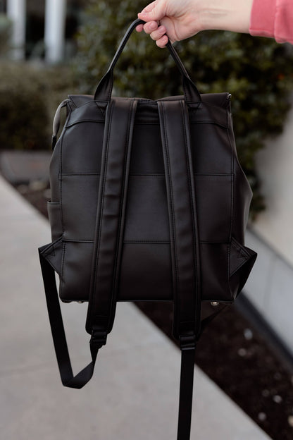 Everything Backpack- Embossed Rainbow (Midnight)