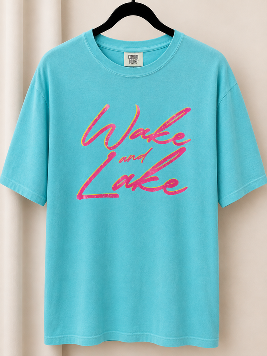 Wake and Lake Tee