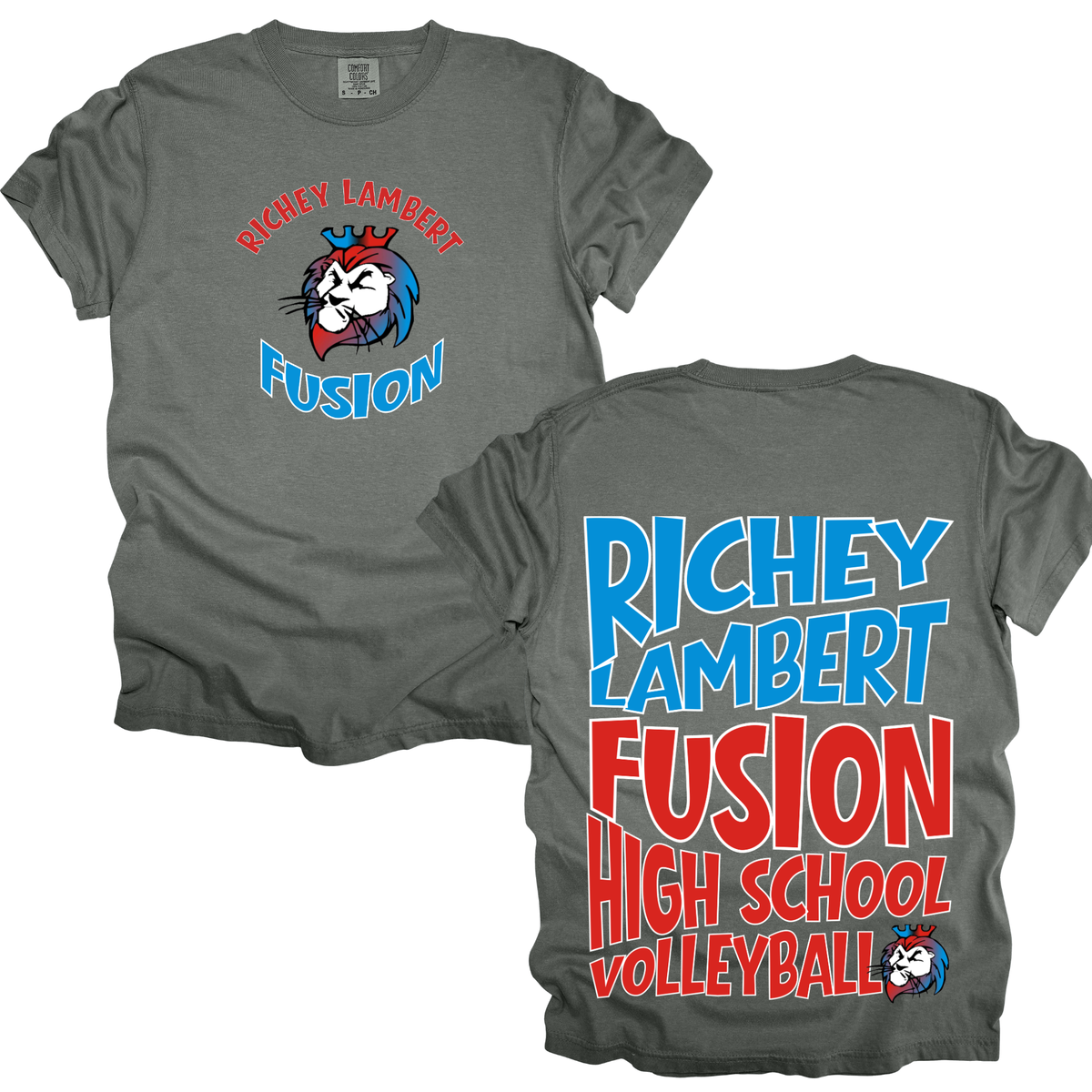 RL Fusion Retro Volleyball Varsity Graphic Apparel | Adult Spirit Wear