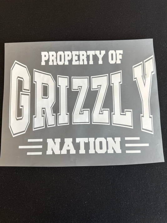 Grizzly Nation White