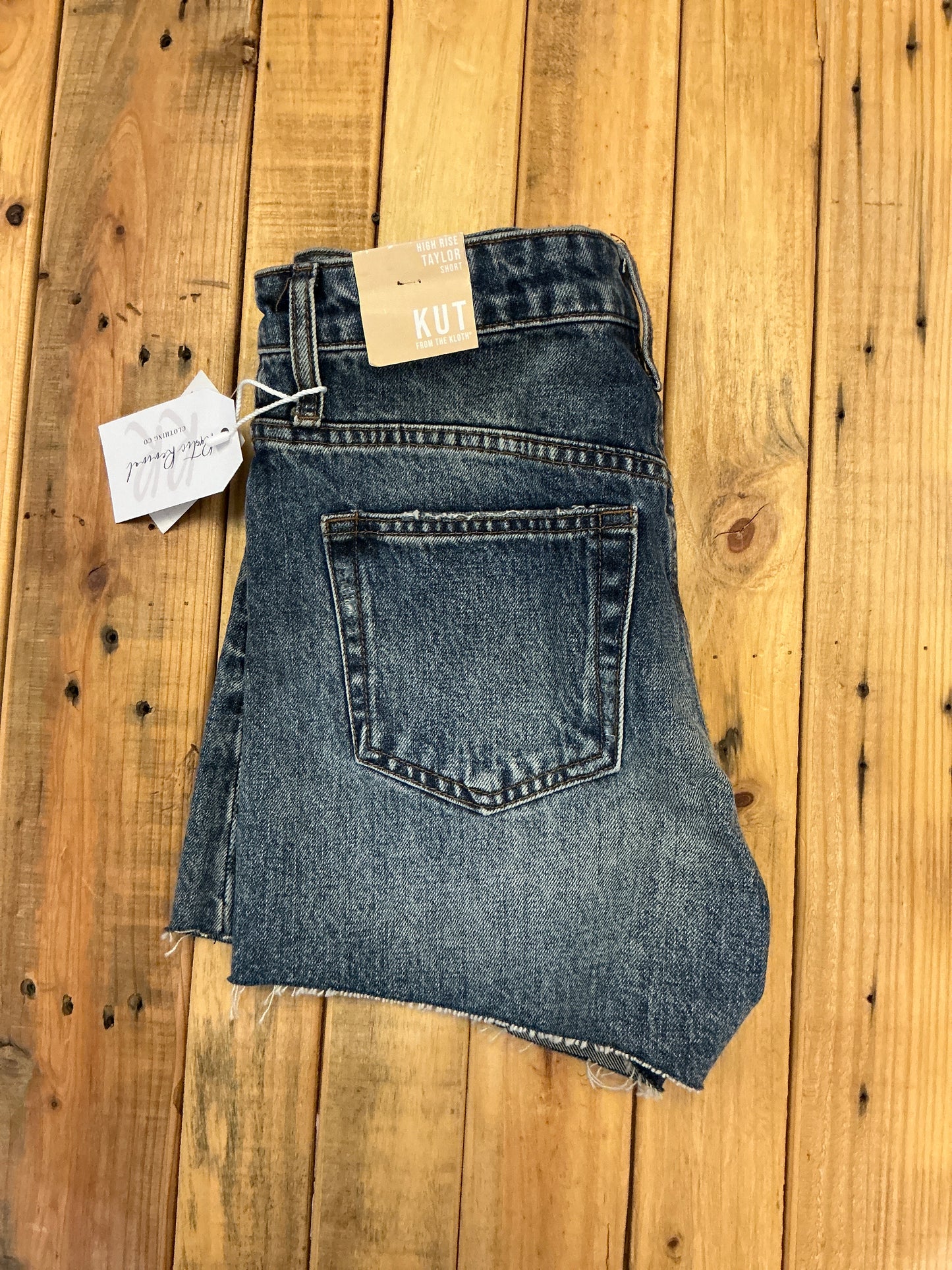 KUT High Rise Taylor Denim Shorts
