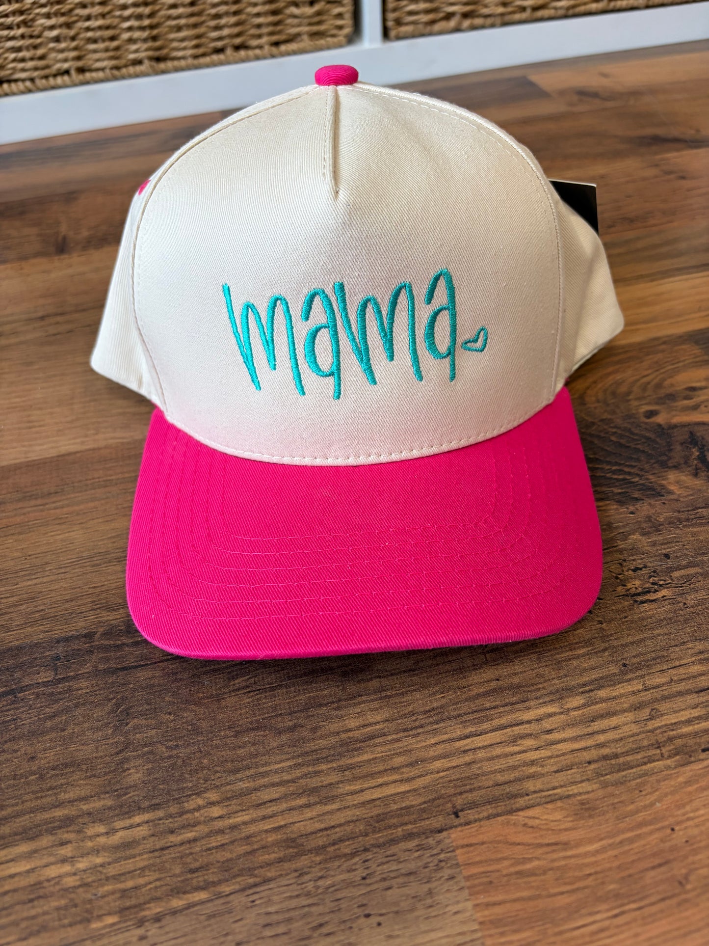 Mama Embroidered Canvas Hat