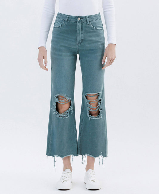 90'S VINTAGE SUPER HR CROP FLARE