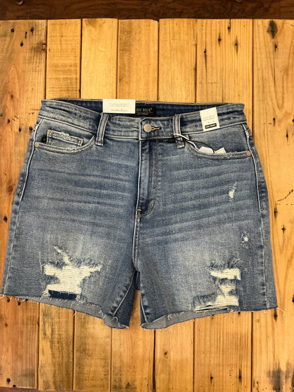 HW Shorts w/stitch over destroy detail