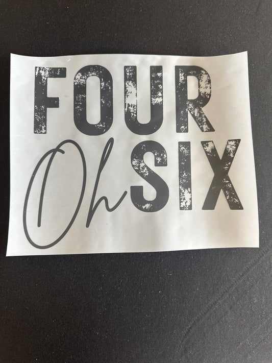 Four oh six Black