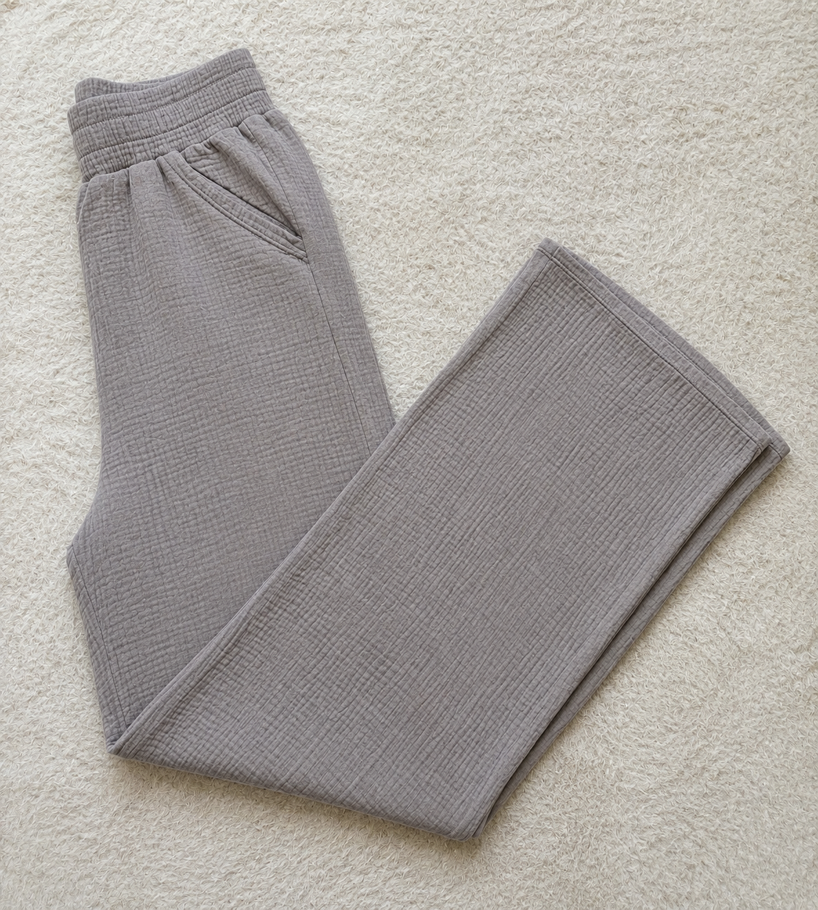 Double Gauze Pants - Ash Mocha