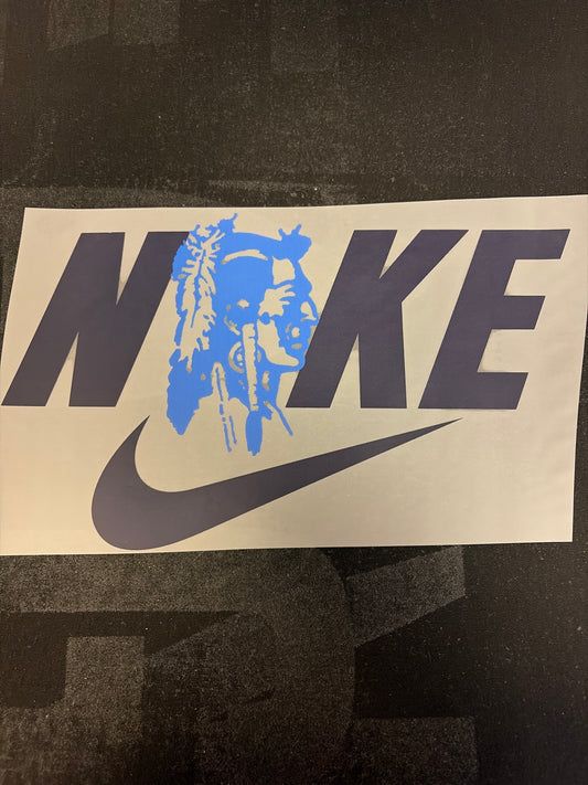 Warriors Swoosh - Blue