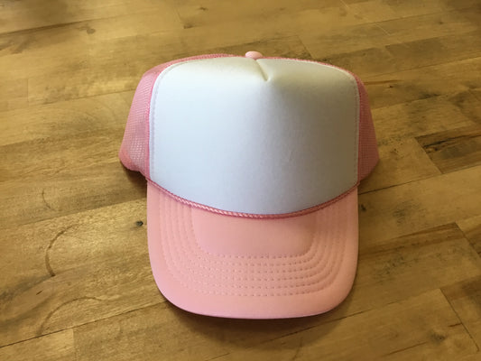 Nissun Youth Pink/White Trucker Hat