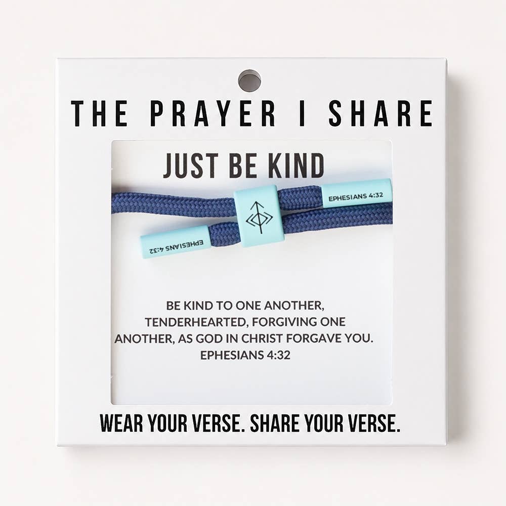 JUST BE KIND Christian Cord Bracelet | Bible Verse Gifts
