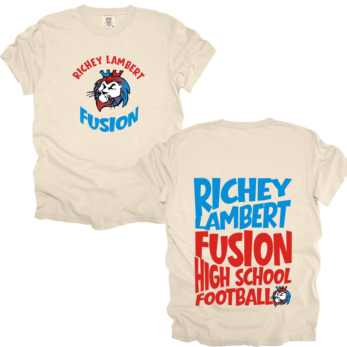 RL Fusion Retro Football Varsity Graphic Apparel | Adult Spirit Wear