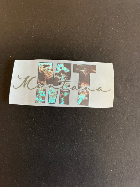 Teal & Brown MT