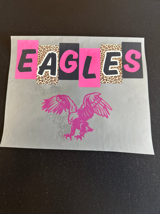 Leo Eagles Blocks Pink