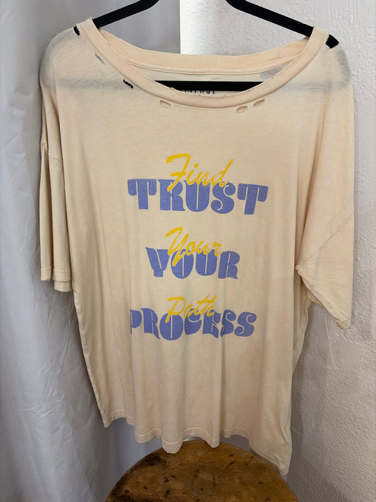 Vintage Canvas Trust Your Process Tee