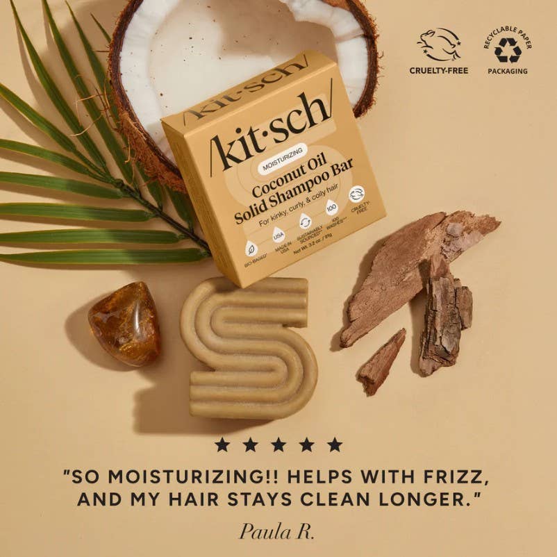 Coconut Oil Shampoo Bar for Dry Damaged Hair