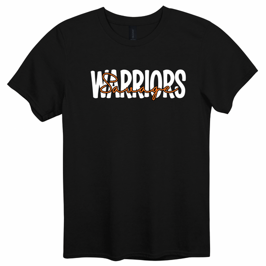 Savage Warriors Big Letter Graphic Apparel | Youth Spirit Wear