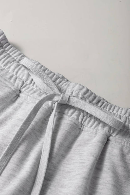 Drawstring Mini French Terry Skort