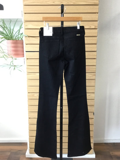 KanCan Mid Rise Black Flare Jeans