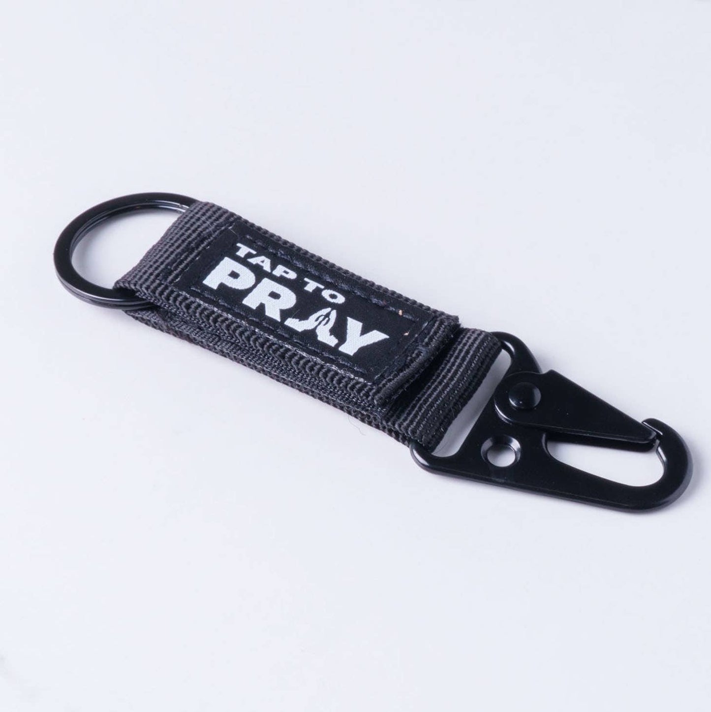 Tap To Pray™ - Tactical Carabiner Keychain: Green