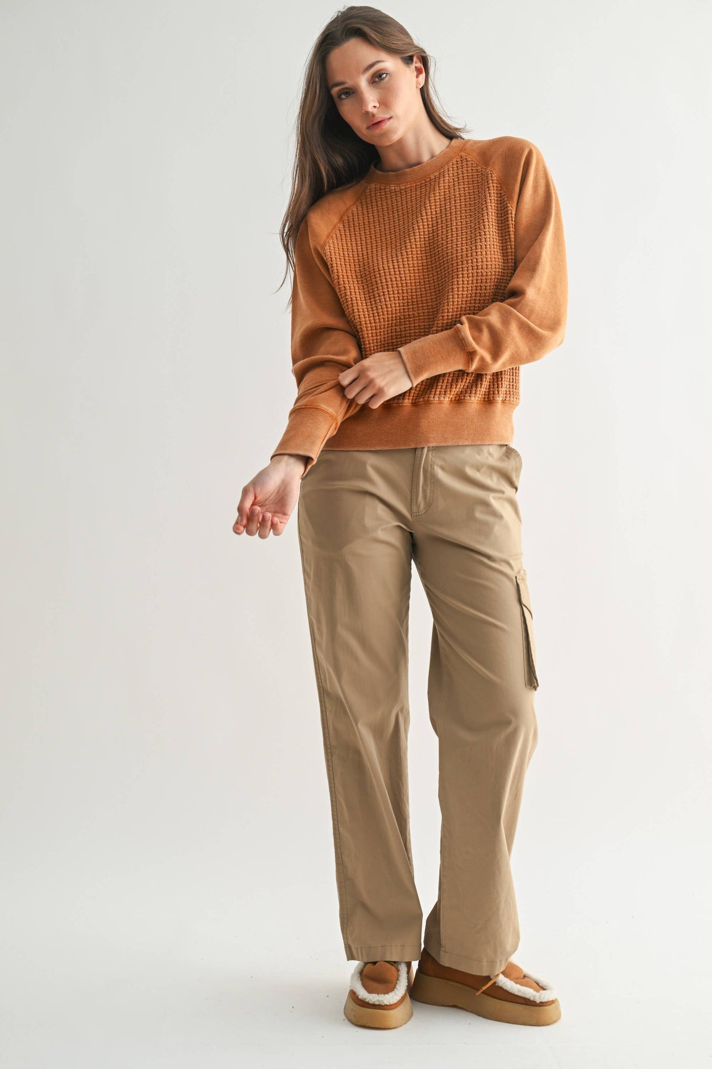 Classic Cotton Cargo Pants: GREY