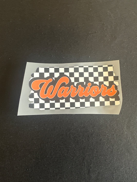 Checkered Warriors Hat Size