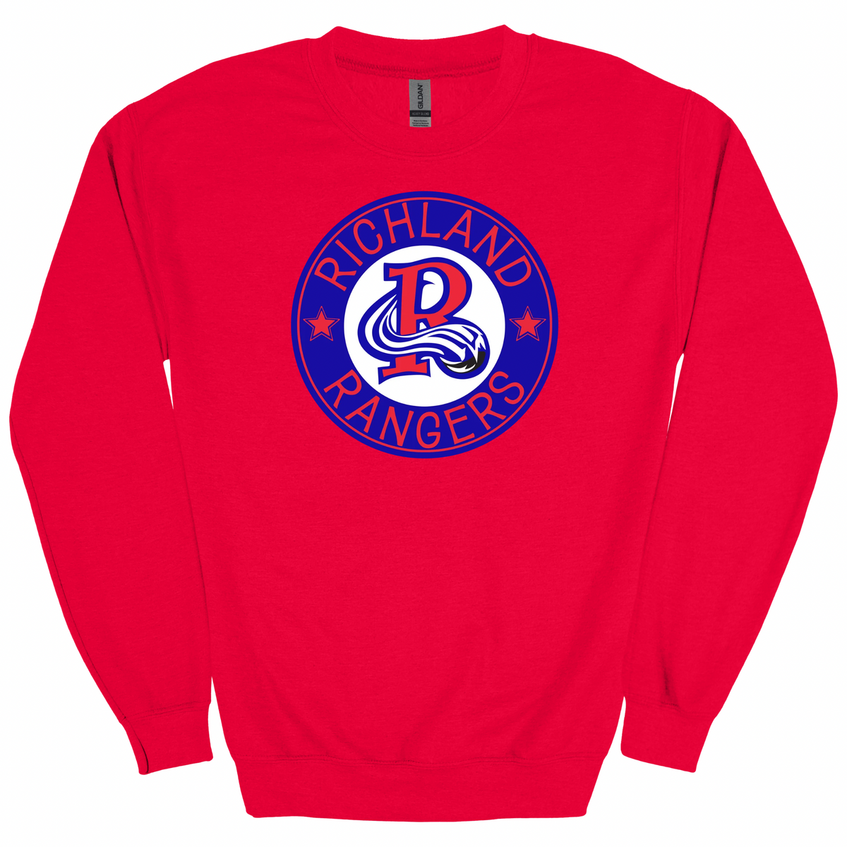 Richland Rangers Blue Vintage Seal Graphic Apparel | Adult Spirit Wear