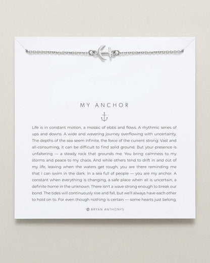 My Anchor Necklace: 14k Gold