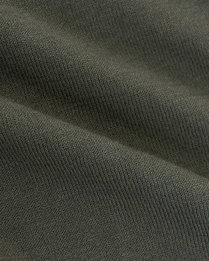 Short Sleeve Sweater Polo Shirt | Moss