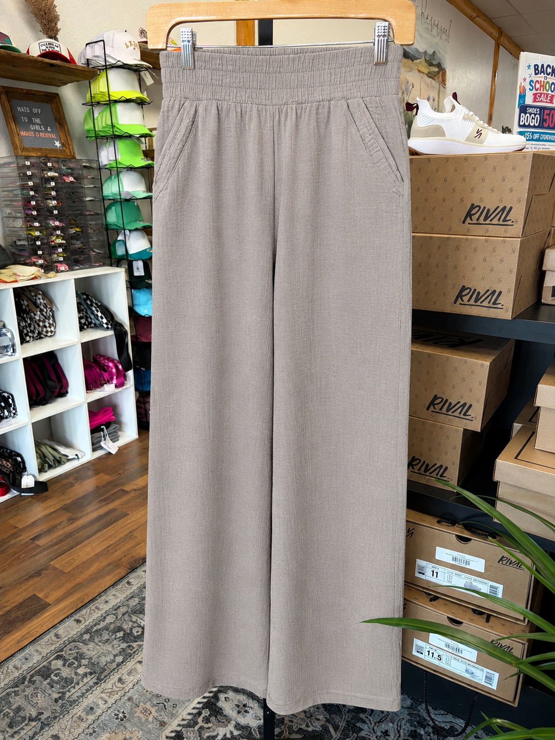 Double Gauze Pants - Ash Mocha