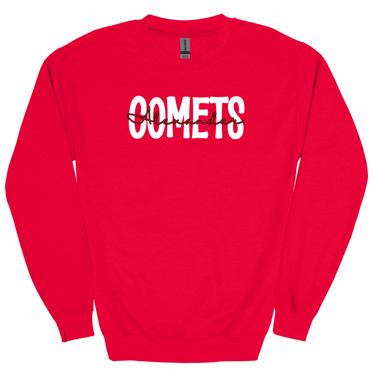 Alexander Comets Big Letter Graphic Apparel | Adult Spirit Wear
