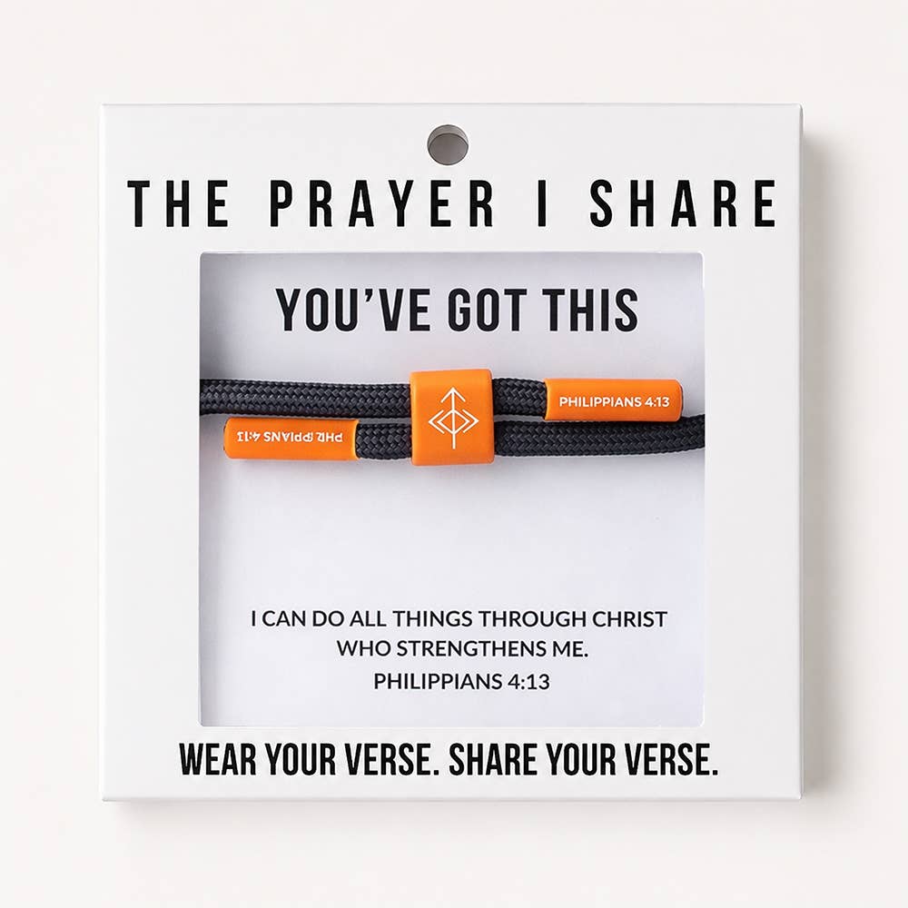 YOU'VE GOT THIS Christian Cord Bracelet, Athletes, Team Gift