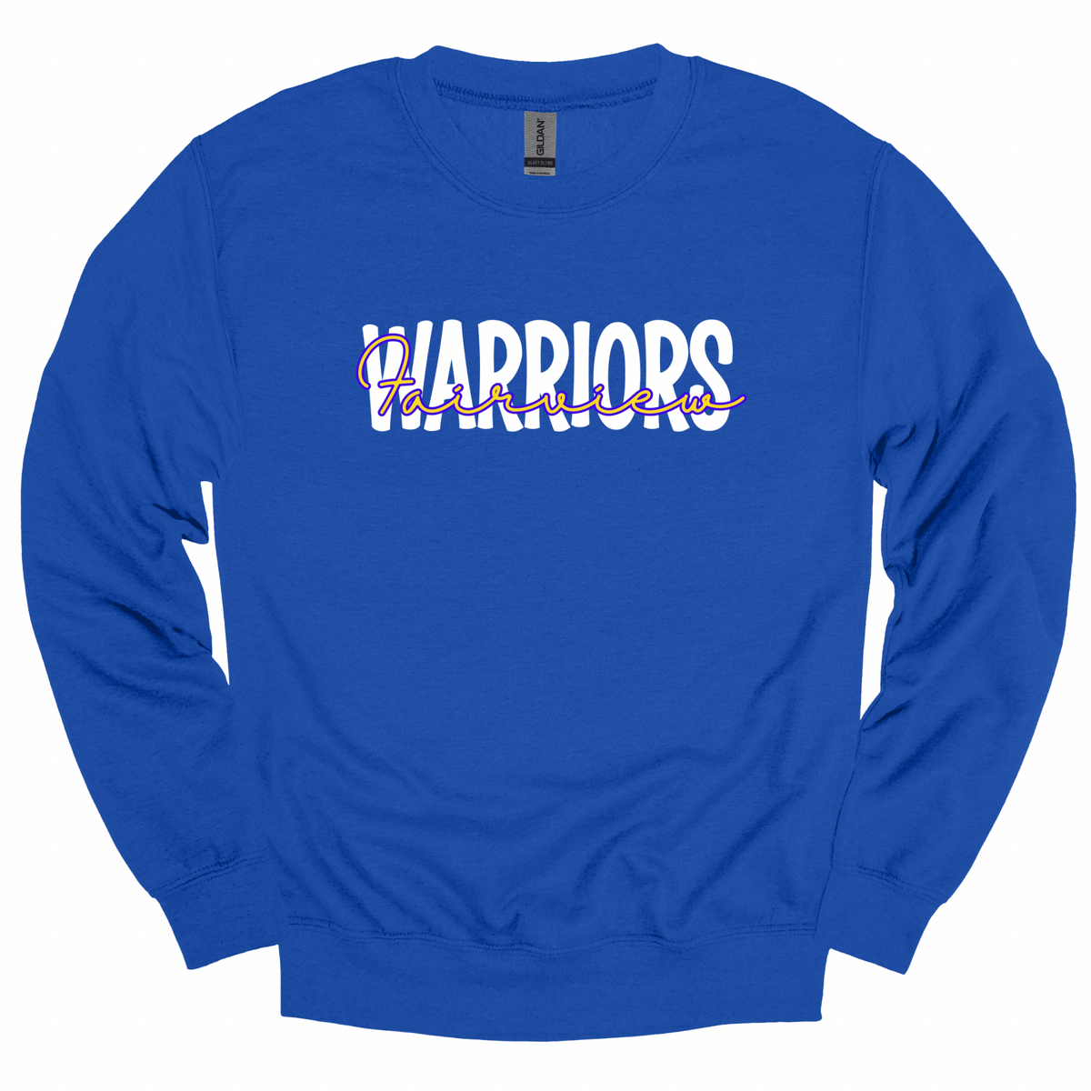 Fairview Warriors Big Letter Graphic Apparel | Youth Spirit Wear