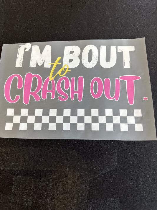 Im Bout to Crash Out - White