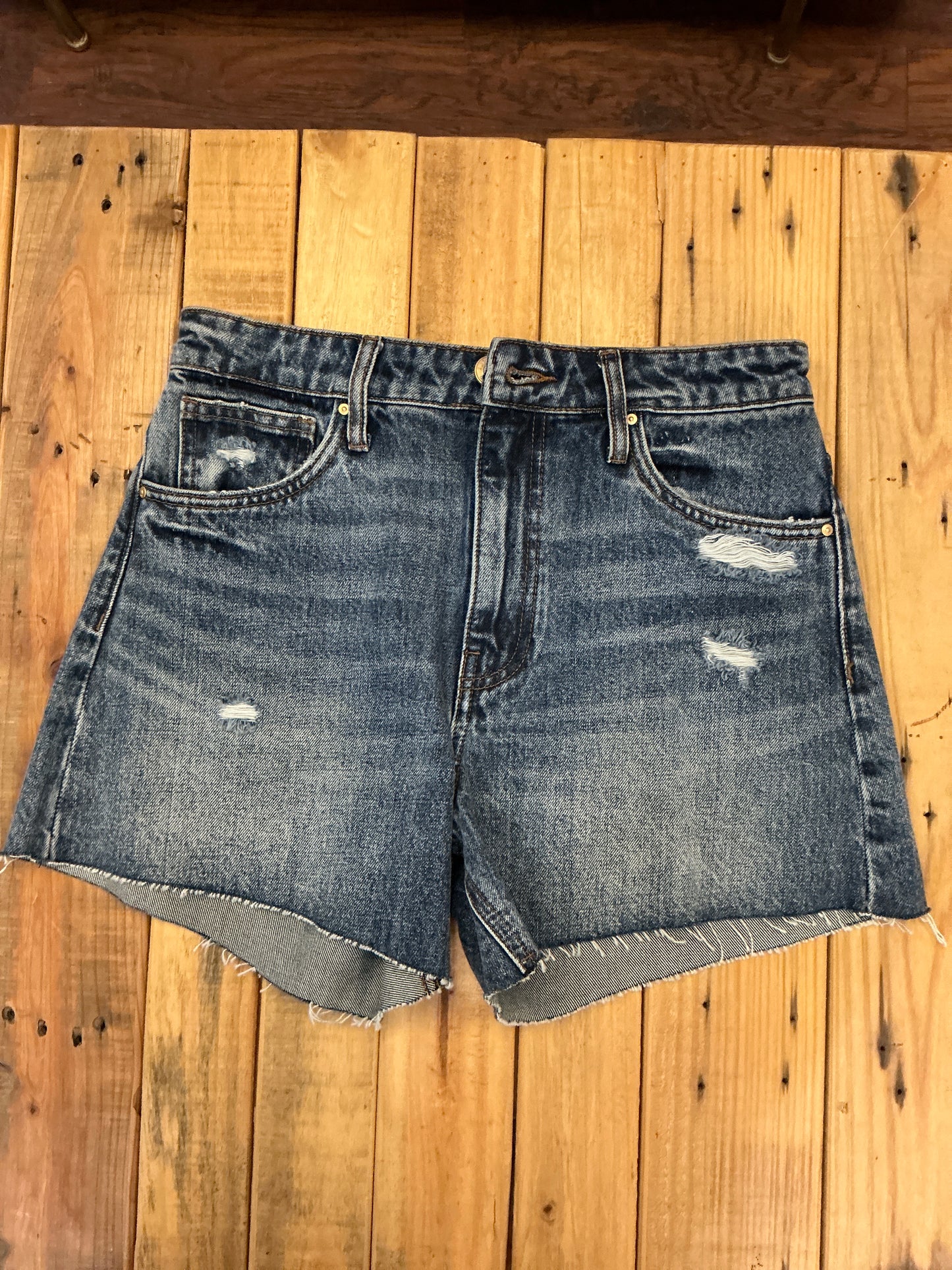 KUT High Rise Taylor Denim Shorts