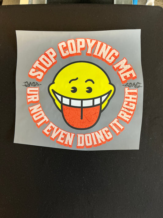 Stop Copying