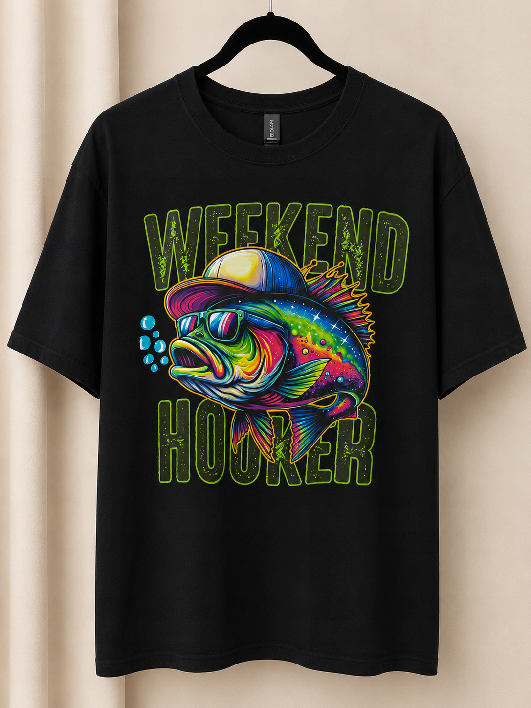 Weekend Hooker Tee - Black