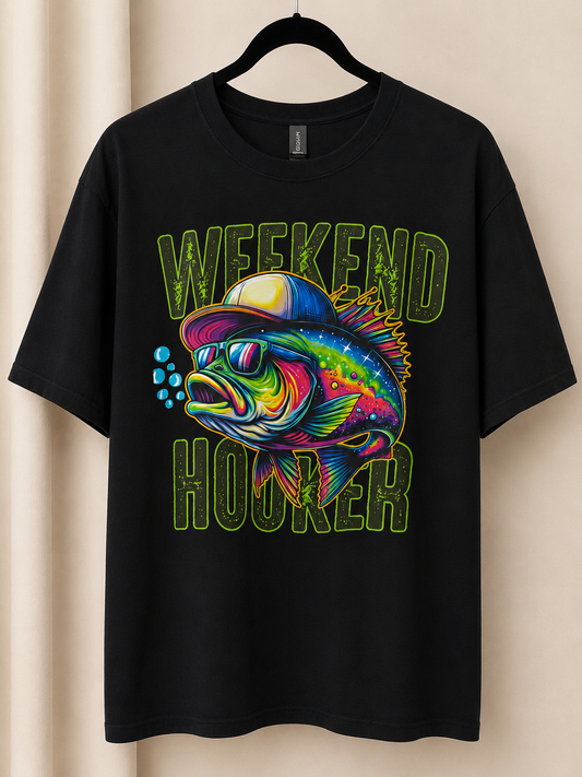 Weekend Hooker Tee - Black