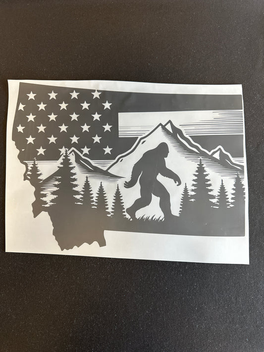Sasquatch Flag Montana