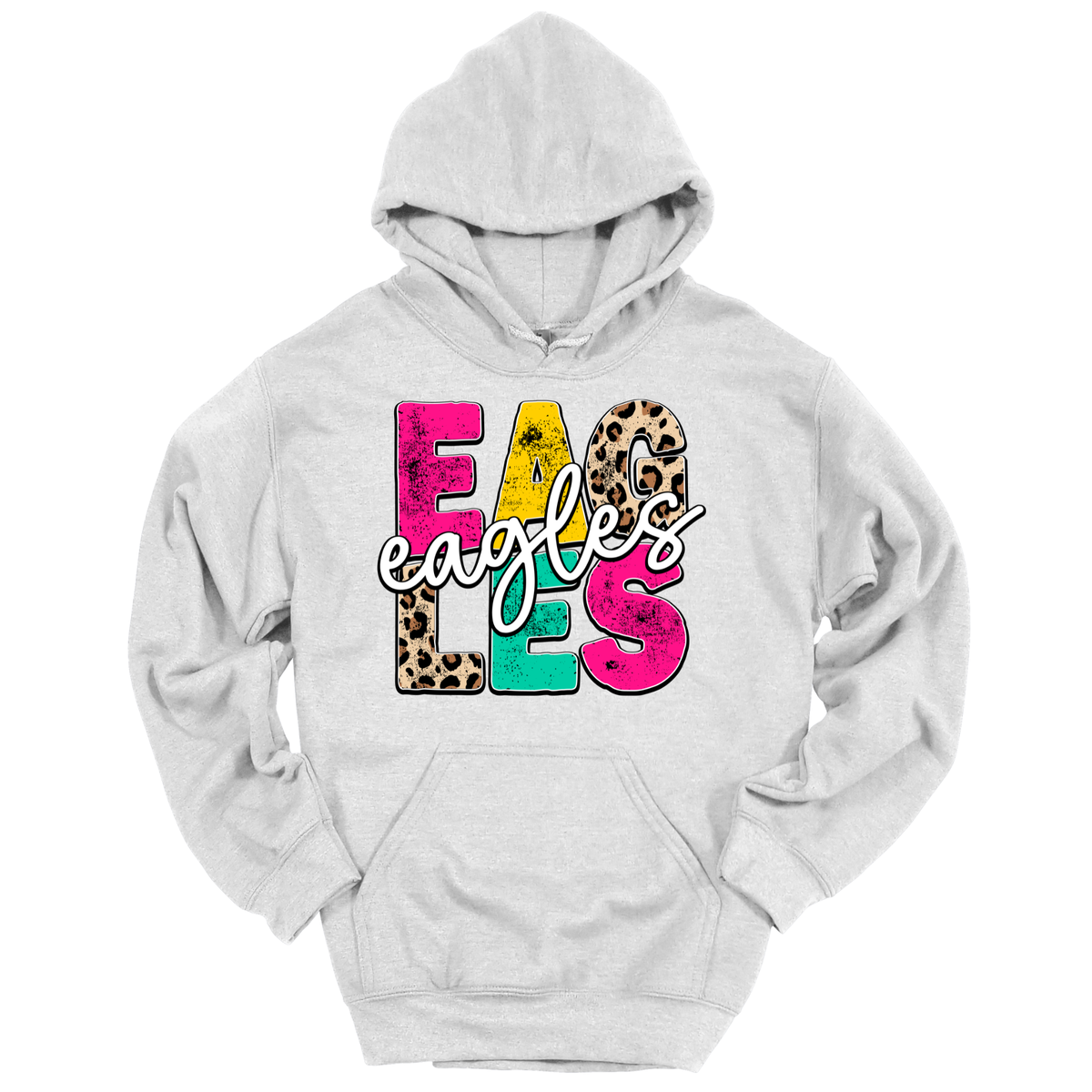 EAGLES Leopard Graphic Apparel | Adult Spirit Wear