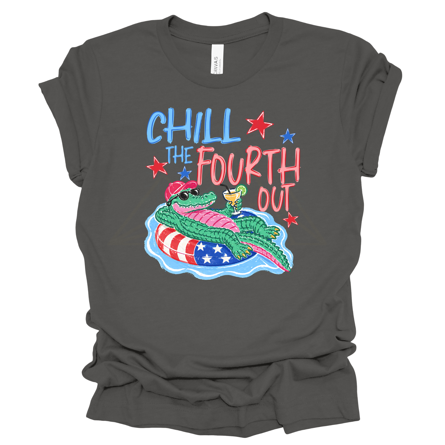 CHILL THE 4TH OUT Graphic Apparel | Youth Patriotic Tee