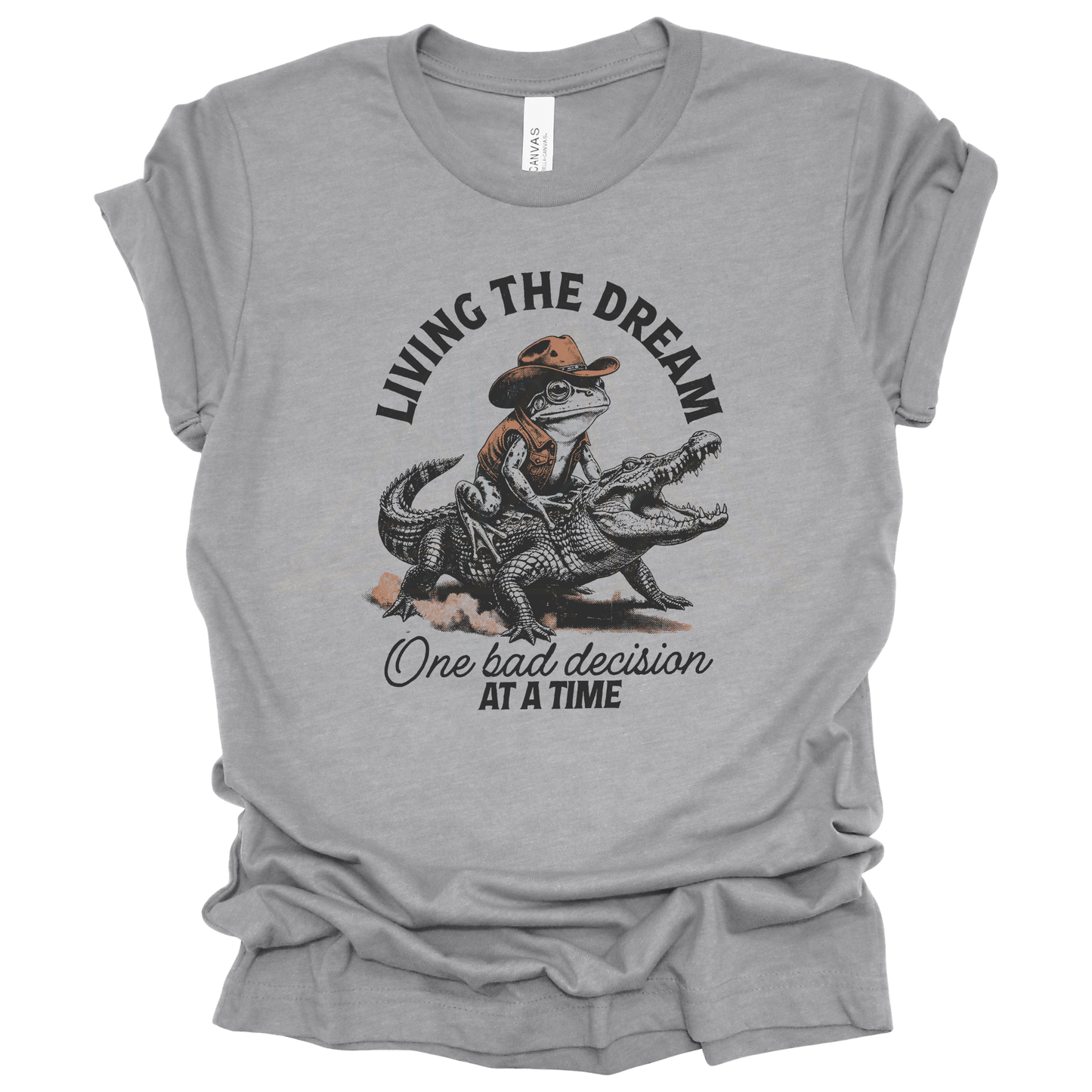 LIVING THE DREAM Graphic Apparel | Adult Vintage Western Tee