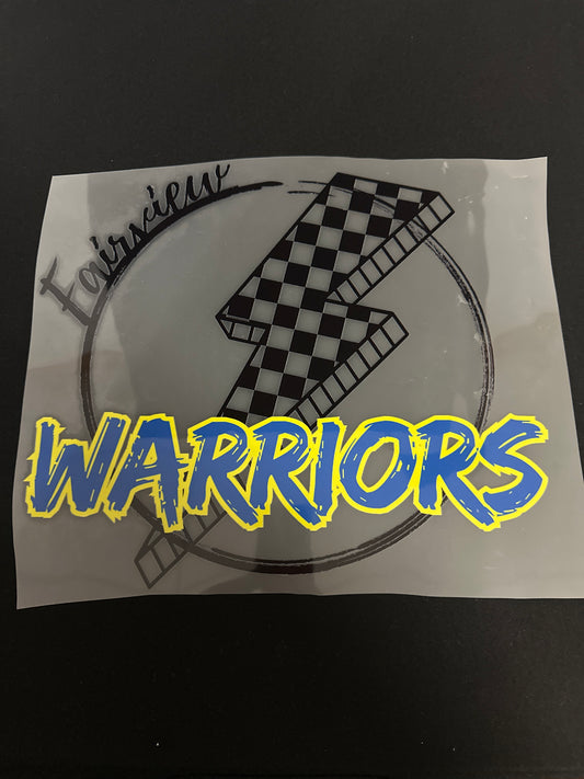 Lightning Bolt - Fairview Warriors