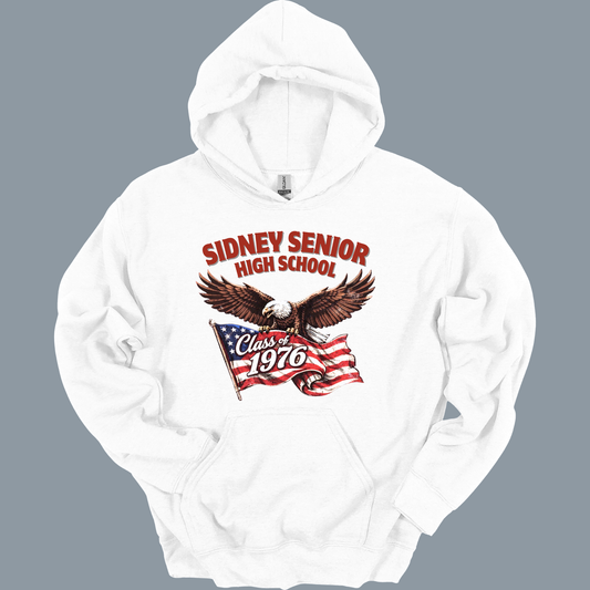 Class of 1976 Hoodie - White