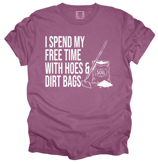 HOES & DIRT BAGS Graphic Apparel | Adult Garden Tee
