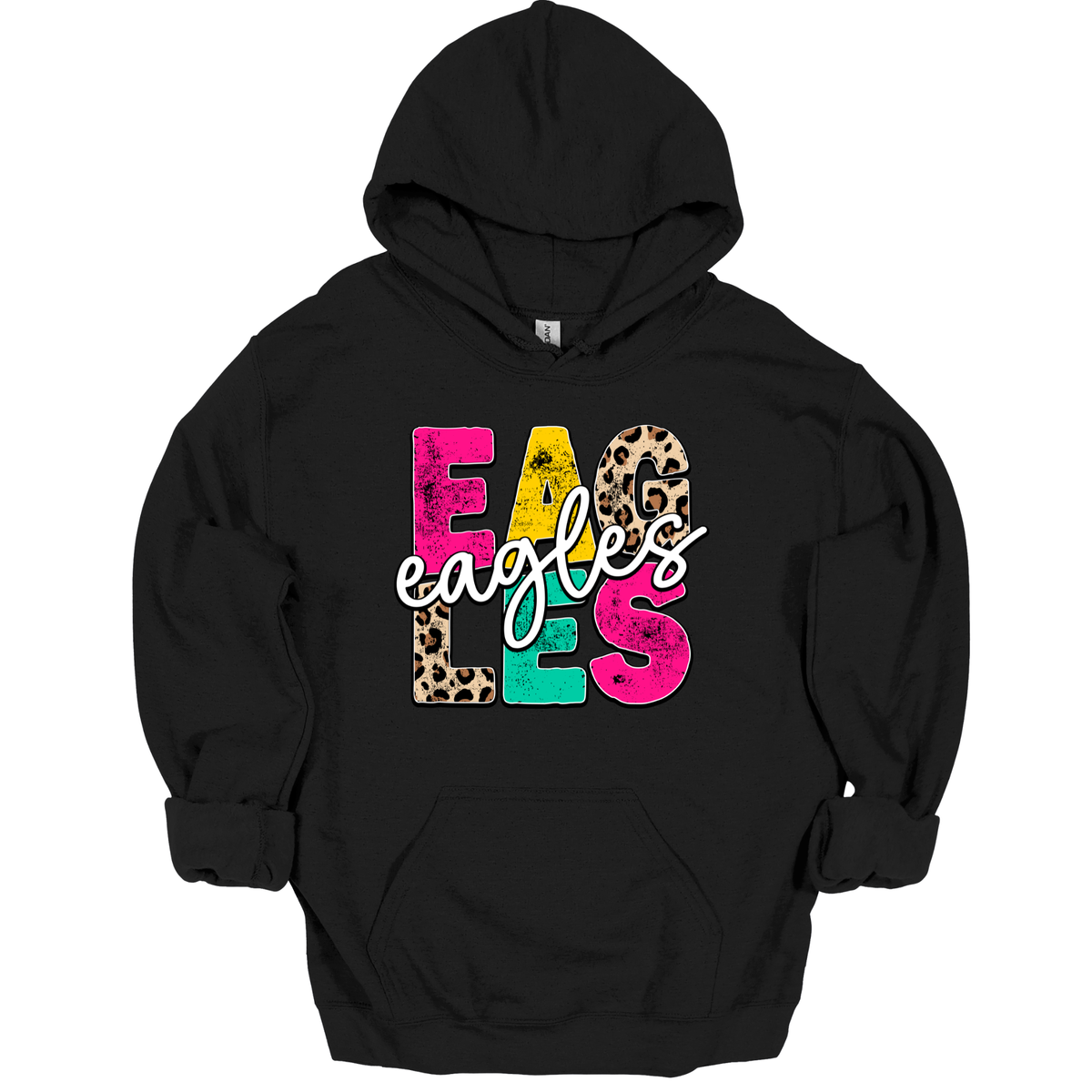 EAGLES Leopard Graphic Apparel | Adult Spirit Wear