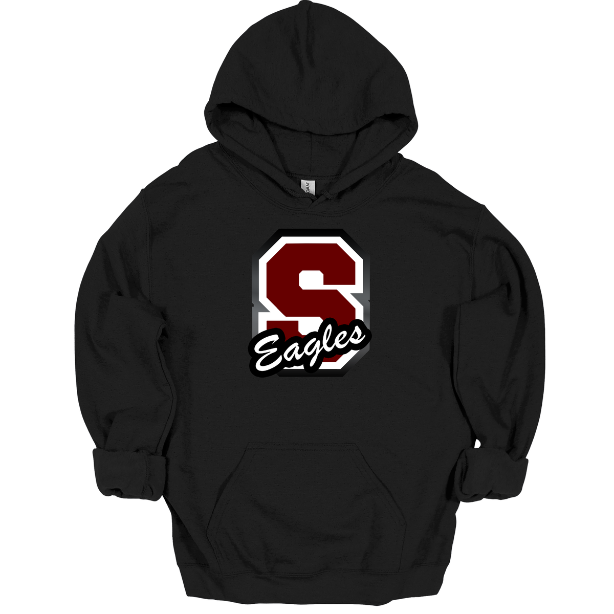 Eagles Script "S" Graphic Apparel | Adult Spirit Wear Collection