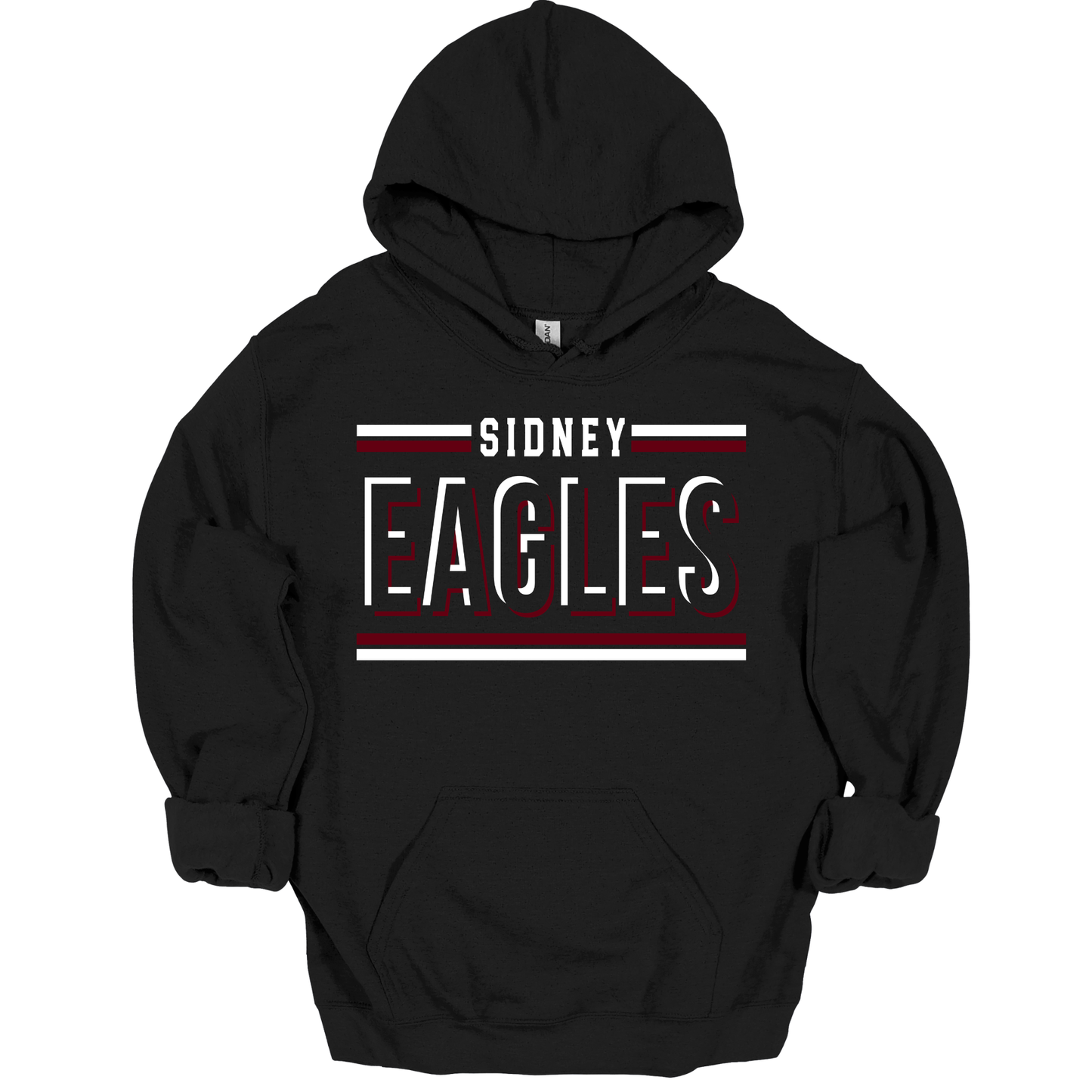 SIDNEY EAGLES Outline Graphic Apparel | Adult Spirit Wear Collection